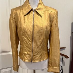 Elegant Gold Women's Blazer